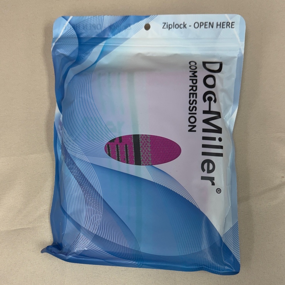 Doc Miller Compression Socks - Pink & Blue one pair solid pink X-Large size new